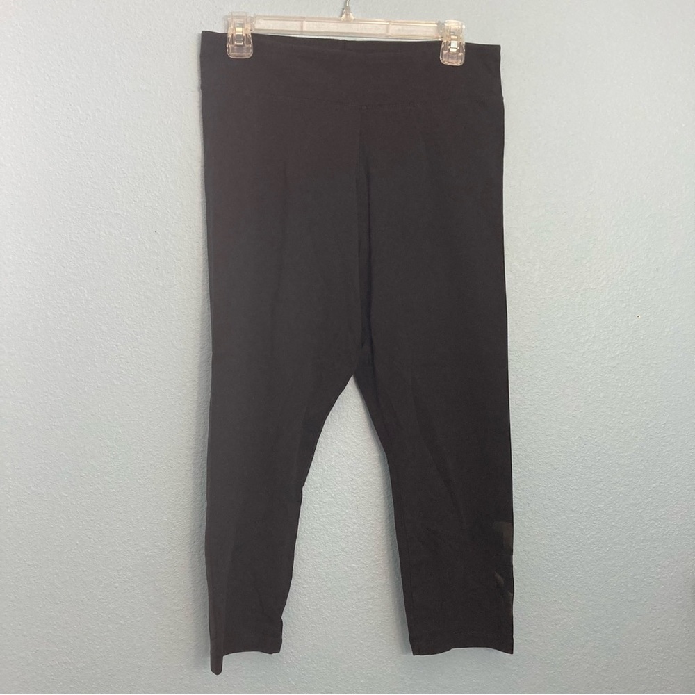 Fila Cropped Leggings - XL - Mid Rise - Black